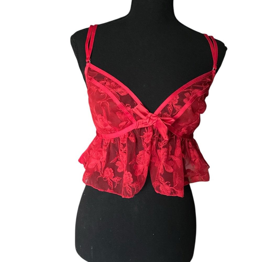 Red Lace Chemise